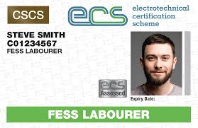 ECS Labourer Card for UK construction workers
